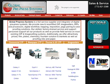 Tablet Screenshot of globalprepress.com